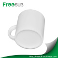 Alta calidad pequeño 6 oz blanca en blanco cerámica mugs para sublimación